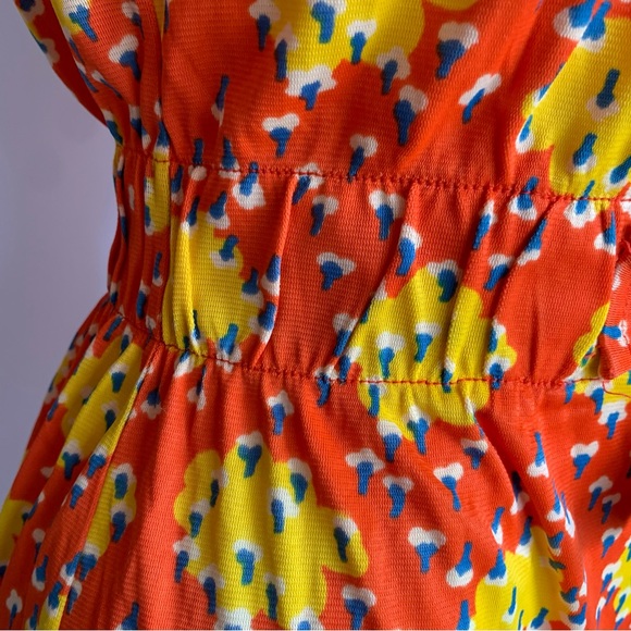 f u n k y :: True Vintage Mod Unique Floral Buttoned Shirt Dress - Picture 10 of 15